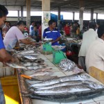 marché aux poissons Tanjung Pandan Belitung Indonésie