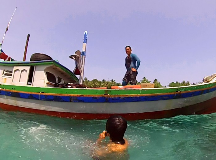 L e bateau Belitung Indonesie