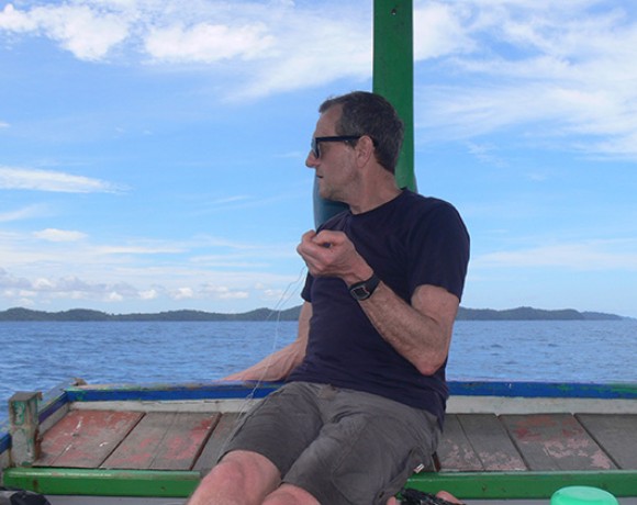Téo a la pêche Belitung Indonésie Go Belitung