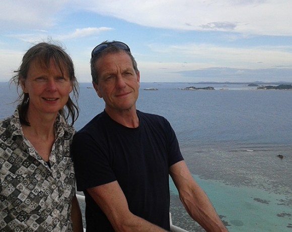 Vue du phare de Lengkuas Belitung Indonésie Go Belitung