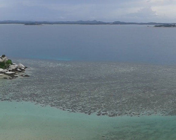 Vue du phare de Lengkuas Belitung Indonésie Go Belitung