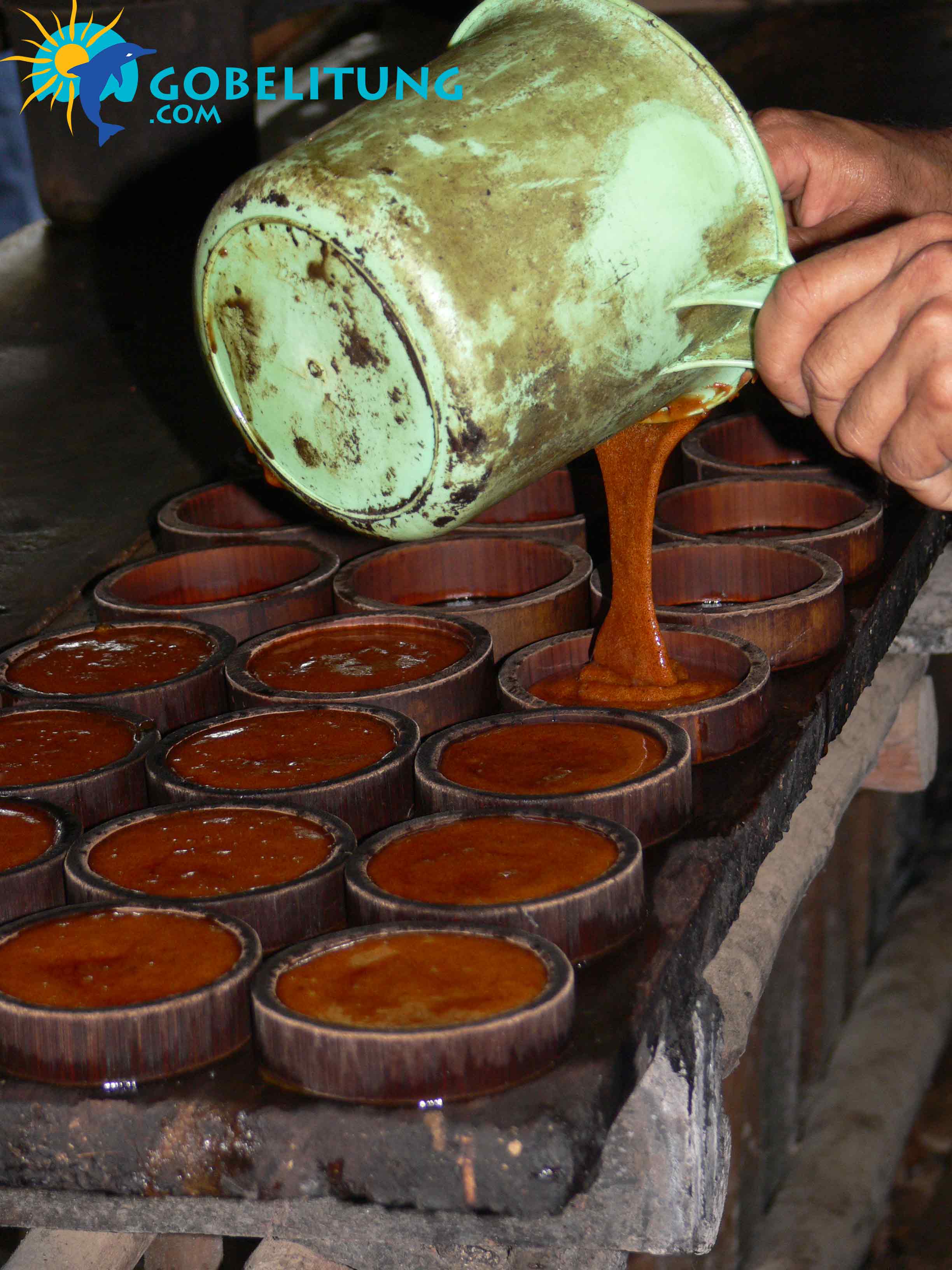 gula merah Belitung Indonésie