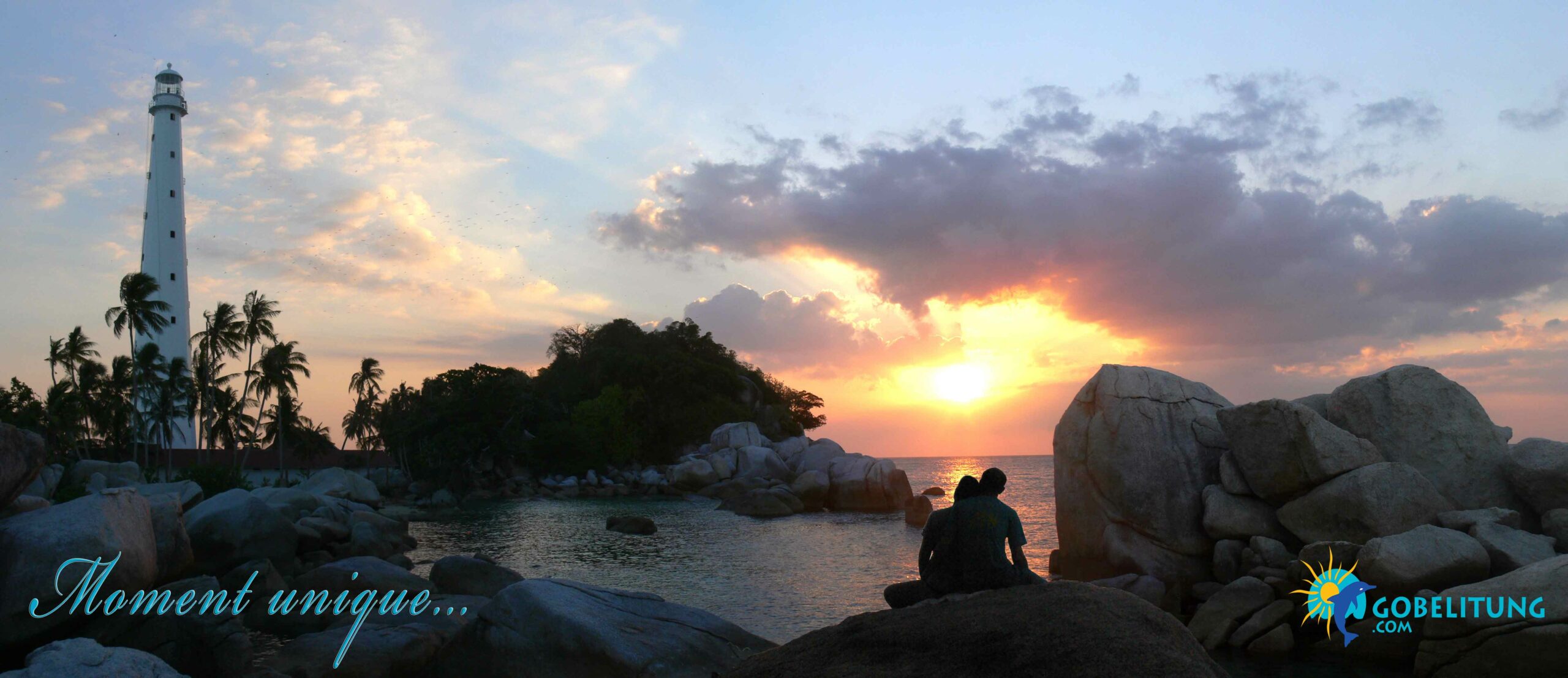 Honey moon sunset Lengkuas Go Belitung